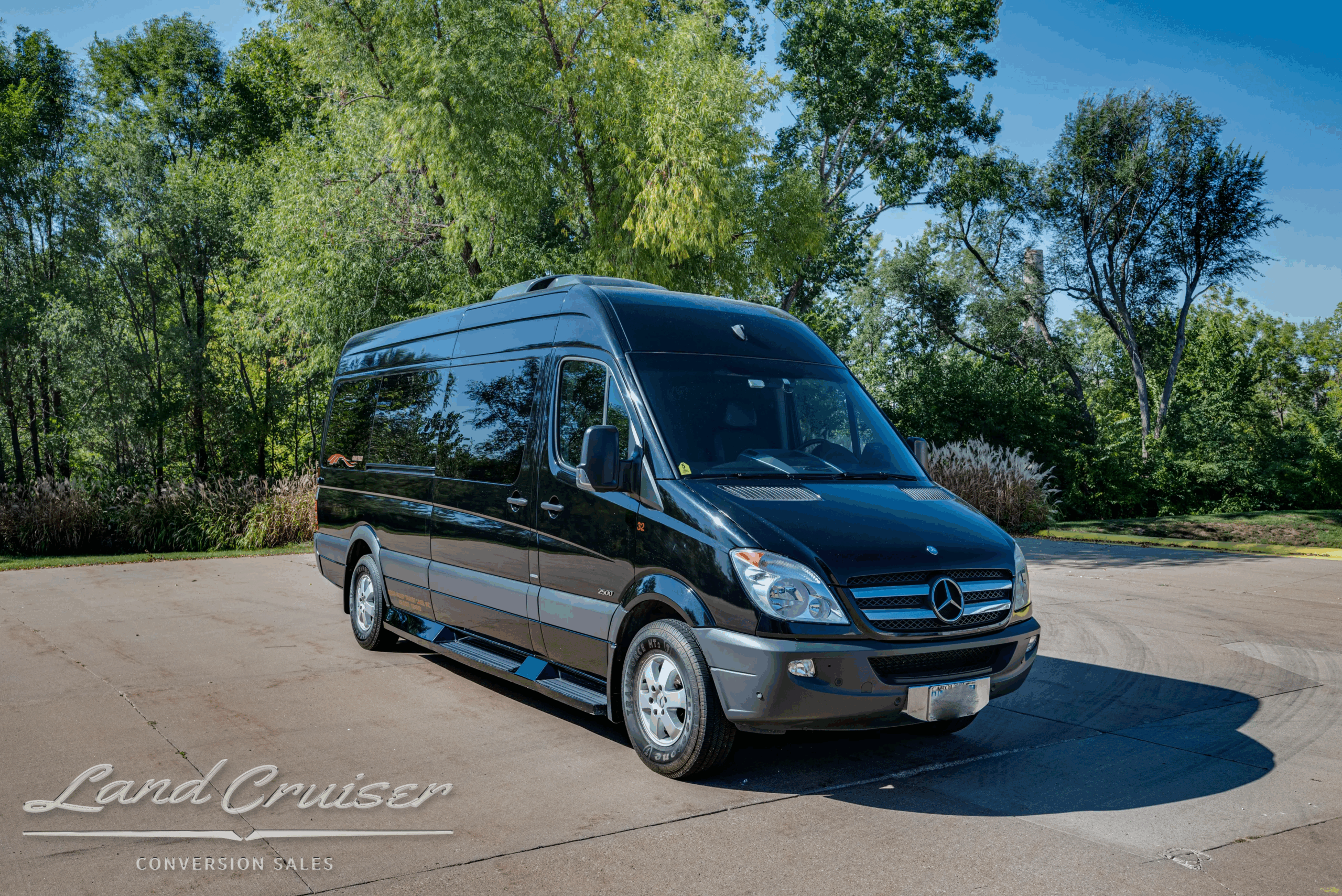2011 Mercedes-Benz Sprinter 2500 passenger van, front-left exterior view.